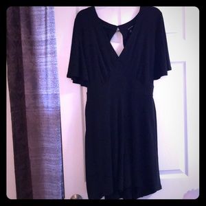 Torrid Black Jersey knit flutter Romper